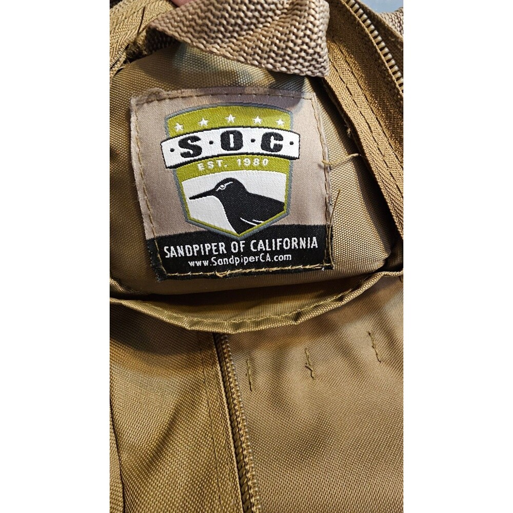 SOC Sandpiper Of California Three Day Pass Tactical Backpack Coyote Brown MOLLE - Picture 8 of 14
